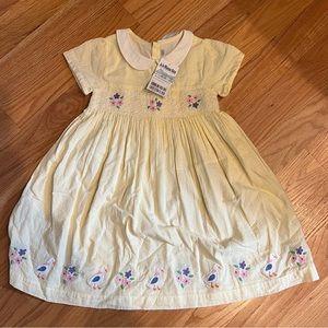 JoJo Maman Bebe Duck Smocked Dress